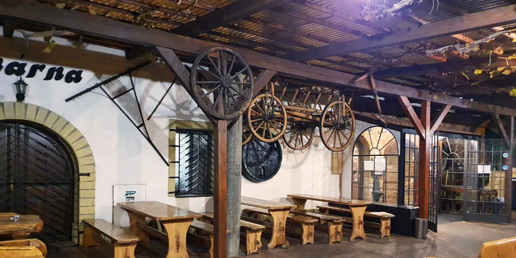 4chodové menu podle výběru i lahev vína z vlastního vinařstvía