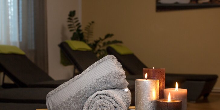Relax v privátním wellness pro 2: Vířivka nebo i sauna či masáž