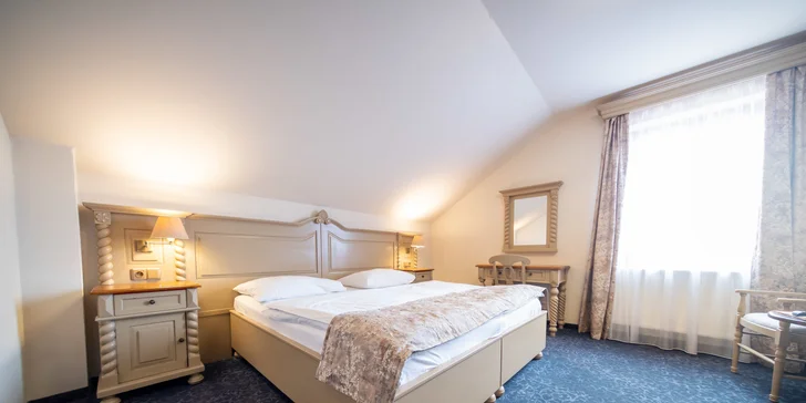 Relaxační pobyt v Kutné Hoře: hotel 20 minut od Svaté Barbory, privátní vířivka a polopenze