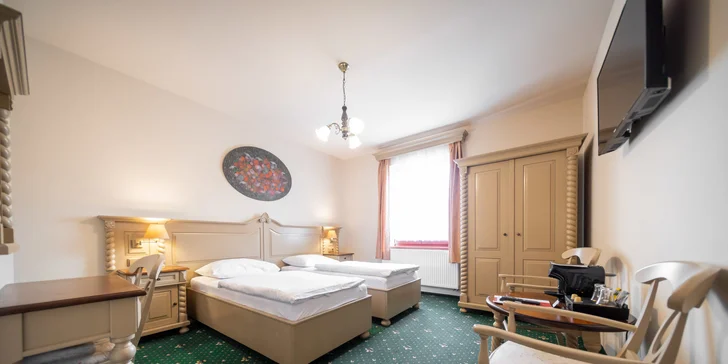 Relaxační pobyt v Kutné Hoře: hotel 20 minut od Svaté Barbory, privátní vířivka a polopenze