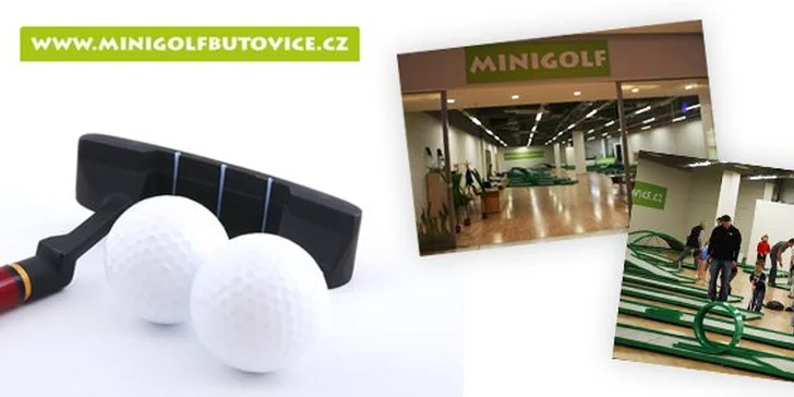 Jen 49 Kč za 90 minut minigolfu v hodnotě 119 Kč. Minigolf za každého počasí v nákupním centru Galerie Nové Butovice. Zábava bez rozdílu věku se slevou 58 %.