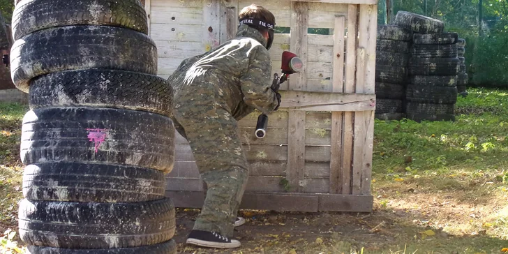 Vstup na paintballové hřiště na neomezenou dobu a zapůjčení zbraně i vybavení