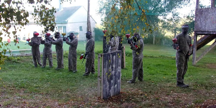 Vstup na paintballové hřiště na neomezenou dobu a zapůjčení zbraně i vybavení