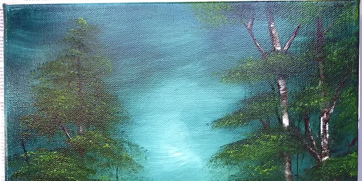 Více než klasická olejomalba: Kurz olejomalby ®Bob Ross