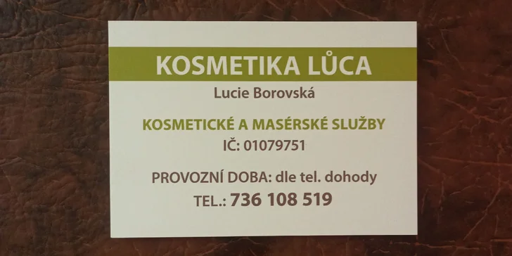 Poukazy na kosmetiku, masáže či zeštíhlující procedury: 500 nebo 1 000 Kč