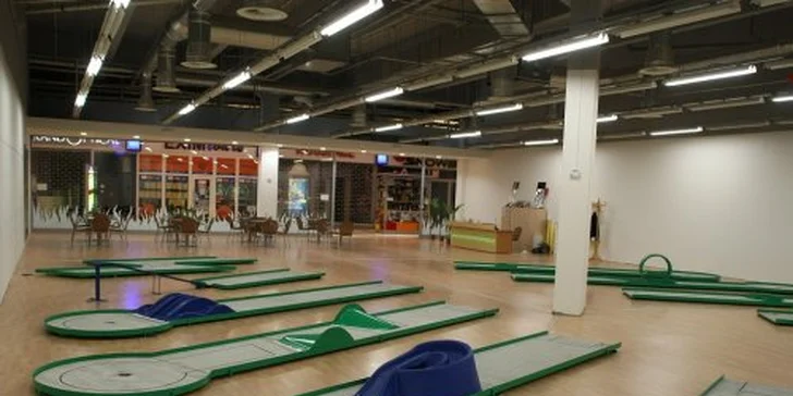 Jen 49 Kč za 90 minut minigolfu v hodnotě 119 Kč. Minigolf za každého počasí v nákupním centru Galerie Nové Butovice. Zábava bez rozdílu věku se slevou 58 %.