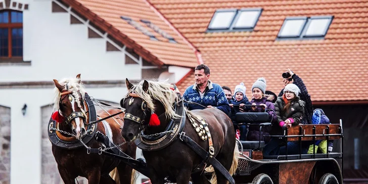 V páru i s rodinou za relaxem na Slovensko: polopenze, wellness i jízdárna