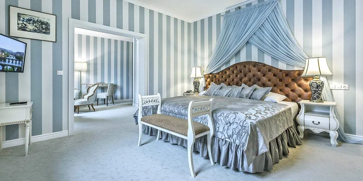 Luxusní pobyt na Malé Straně: 60 min. v privátním wellness a bohaté snídaně