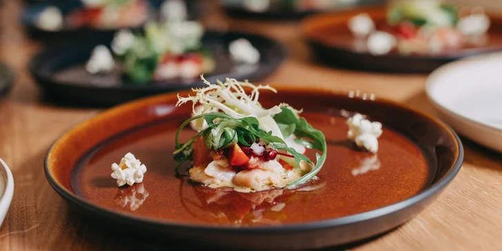 Vytříbené menu na zámku: 4 nebo 5 chodů i vinné párování, kuchař z michelinské restaurace