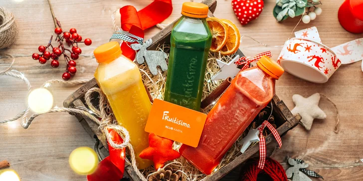Dárková karta Fruitisimo v hodnotě 250 až 5000 Kč: platí na celý sortiment