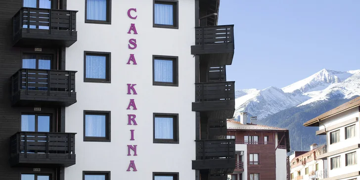 Na lyže do Bulharska: autobusem či letecky, 4* hotel s polopenzí a wellness, 300 m od lanovky