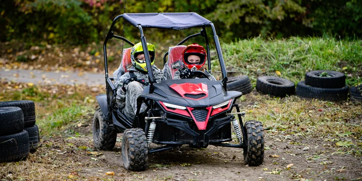 Jízda v terénní bugině pro děti od 8 do 15,9 let vč. zapůjčení výbavy