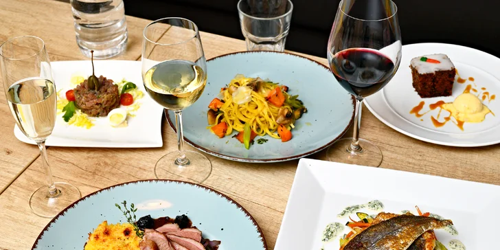 Degustační menu dle výběru i s možností vinného párování pro 2 osoby