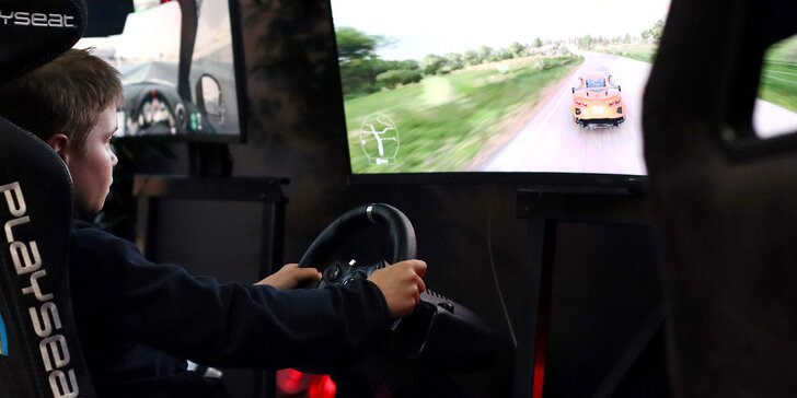 Pořádná dávka zábavy pro děti i dospělé: jízda na e-motokáře i s nápoji a vstupem do VR herny
