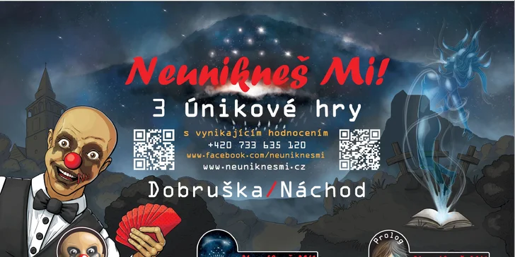 Rozlouskněte záhadu: úniková hra Prokletí rodného domu pro 2-4 osoby