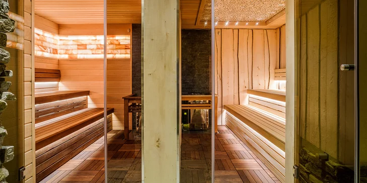 Privátní spa s vířivkou, saunou, solnou terapií a masáží pro dva