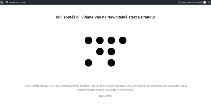 Neviditelná stezka Prahou: venkovní hra až pro 5 osob i s odměnou na závěr