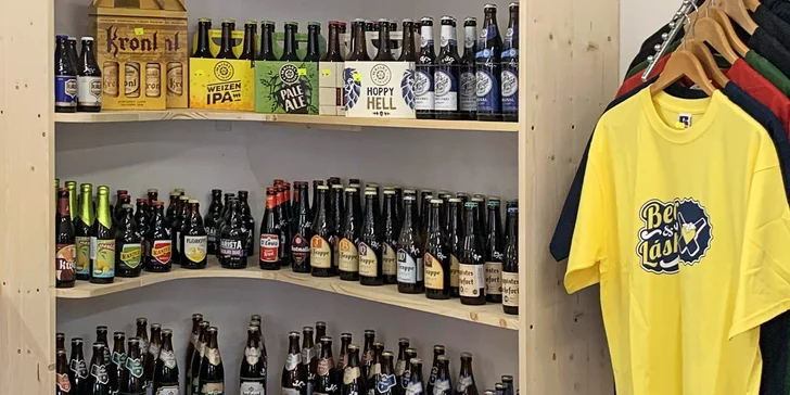 Otevřený voucher v hodnotě 300 Kč na cokoliv v pivotéce Beer & Láska