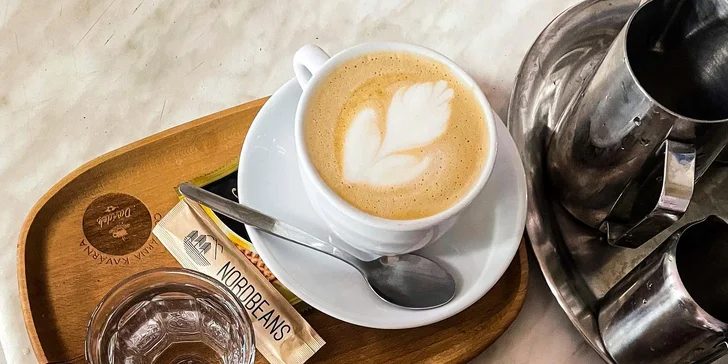 Cappuccino na odnos s sebou nebo káva a dortík pro jednoho i pro dva