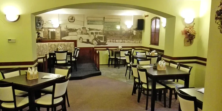 Otevřené vouchery do rodinné restaurace Vulkán: 500 nebo 1000 Kč na české pochoutky