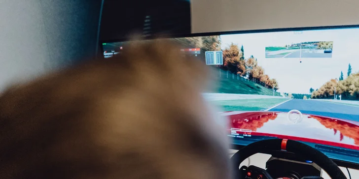 1 či 2 hod. na profesionálním závodním simulátoru ve stylu Mercedes-AMG Petronas Motorsport