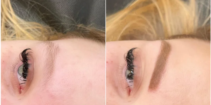 Permanentní make-up obočí pudrovou technikou