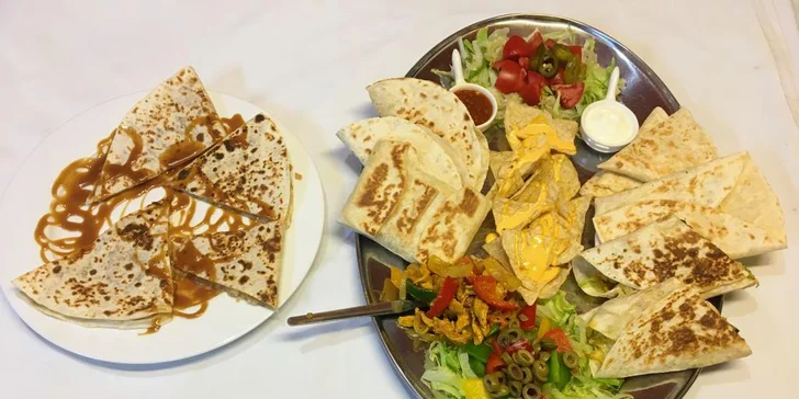 Ochutnejte pravé Mexiko: degustační menu s tacos i quesadillou pro 2 os.