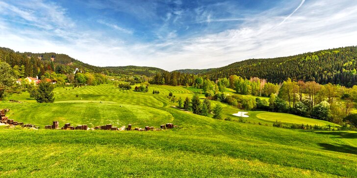 Wellness pobyt v golfovém rezortu s neomezeným green fee na dvě hřiště
