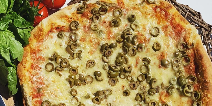 Pizza o průměru 32 cm na odnos s sebou: výběr z 26 druhů