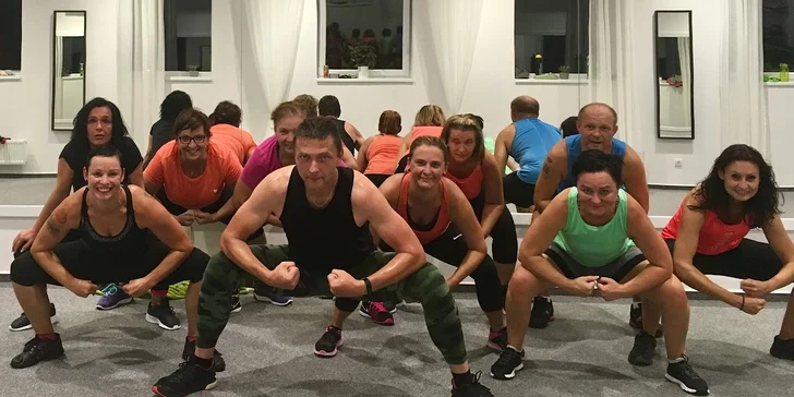 1 lekce nebo celý kurz fitness cvičení piloxing s Jirkou od září do ledna