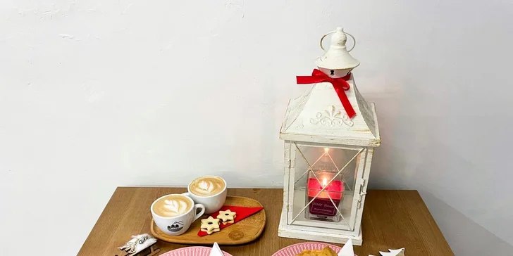 Cappuccino na odnos s sebou nebo káva a dortík pro jednoho i pro dva