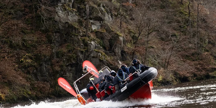 Adrenalin na Slapech: akrobatická jízda ve speciálním člunu až pro 10 osob