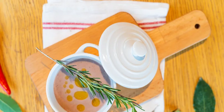 Degustační italské menu Terra s vinným párováním v restauraci Babetti pro 2 osoby