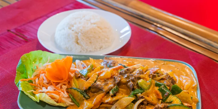 Otevřený voucher do asijské restaurace v hodnotě 200 nebo 500 Kč