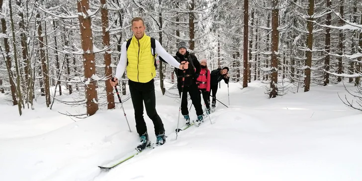 Skialpový kurz v Krkonoších pro 1 osobu: pátek–neděle, instruktor i zapůjčení vybavení