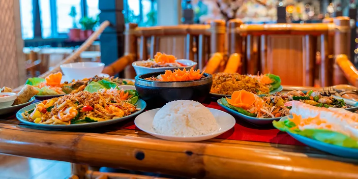 Otevřený voucher do asijské restaurace v hodnotě 200 nebo 500 Kč