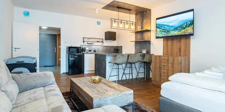 Luxusní apartmány ve Vrchlabí pro dva či rodinu