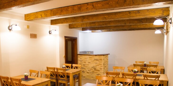 Relax a skvělá kuchyně u Znojma: 2 noci s jídlem, saunou i prohlídkou kláštera