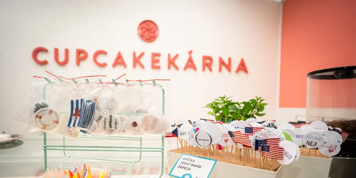 4x cupcake z brněnské Cupcakekárny: v nabídce i vegan a bezlepkové dortíky