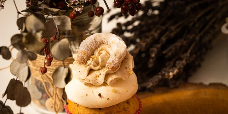 4x cupcake z brněnské Cupcakekárny: v nabídce i vegan a bezlepkové dortíky