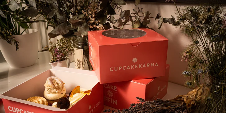 4x cupcake z brněnské Cupcakekárny: v nabídce i vegan a bezlepkové dortíky