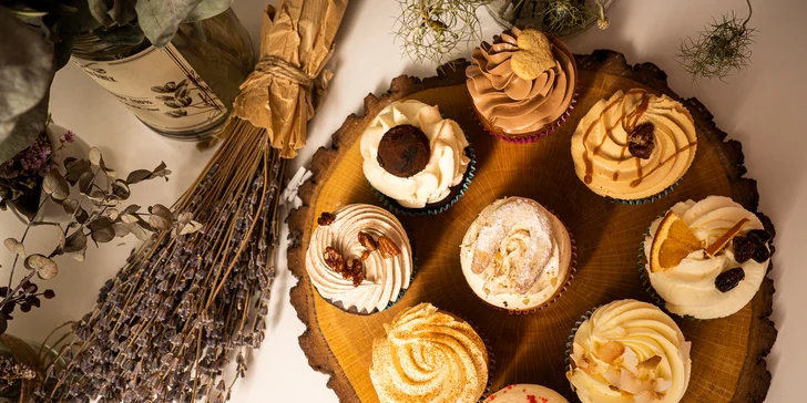 4x cupcake z brněnské Cupcakekárny: v nabídce i vegan a bezlepkové dortíky