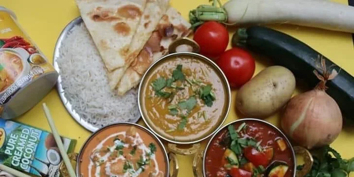 Odpolední nepálské menu pro dva: masové i vegetariánské speciality
