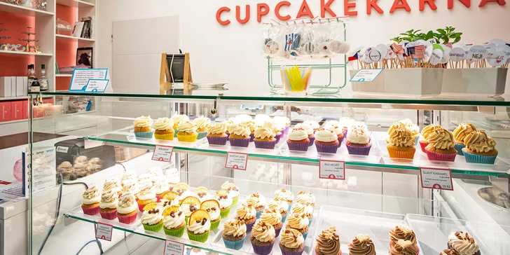 4x cupcake z brněnské Cupcakekárny: v nabídce i vegan a bezlepkové dortíky