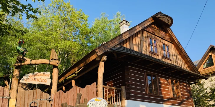 Vstupné na prohlídku Pohádkové vesničky Podlesíčko na Vysočině