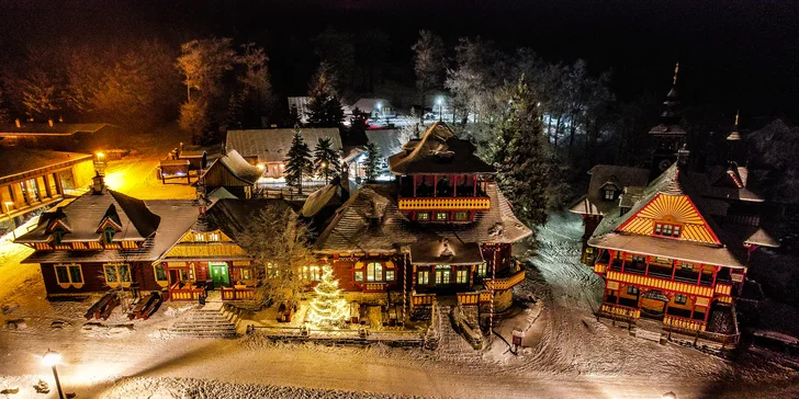 Jurkovičovy útulny na Pustevnách: pobyt se snídaní i večeří ve valašské restauraci Libušín