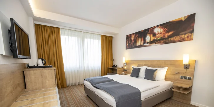 4* pobyt v Praze: hotel 15 min. metrem od Václaváku, možnost snídaní