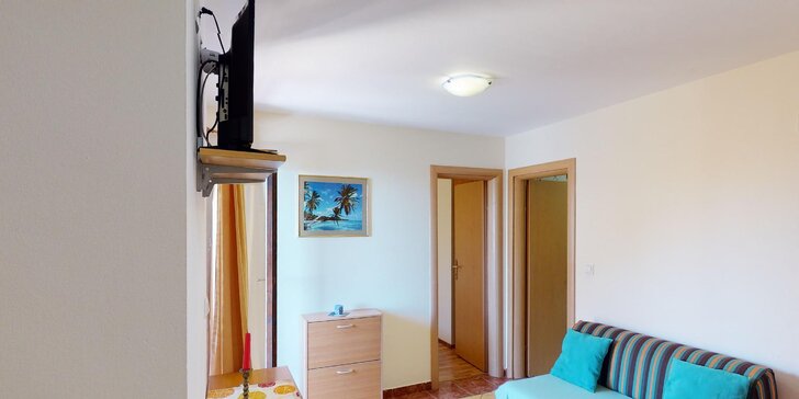 Dovolená v Chorvatsku: pobyt v apartmánu se snídaní v penzionu přímo na pláži