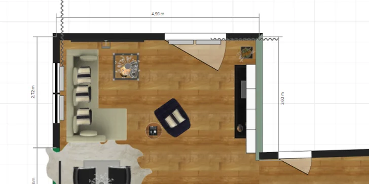 Online návrh vašeho interiéru nebo kurz základů interiérového designu