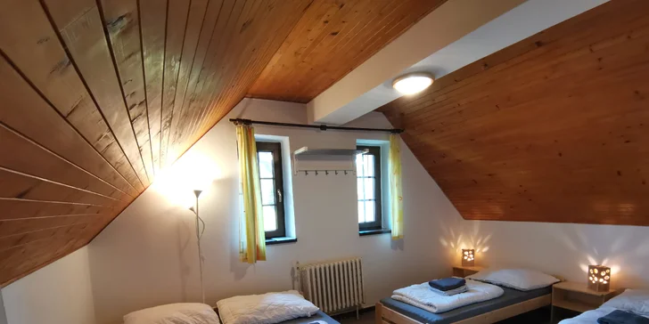 Horská chata v KRNAPu: snídaně nebo polopenze i sauna